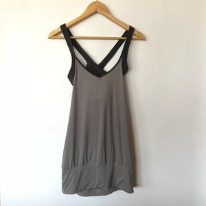 Victoria Secret Gray Tank w Built in Sports Bra -S